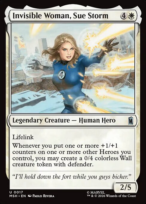 Invisible Woman, Sue Storm (Marvel Super Heroes)
