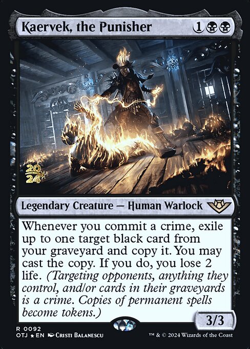 Kaervek, the Punisher (Outlaws of Thunder Junction Promos)