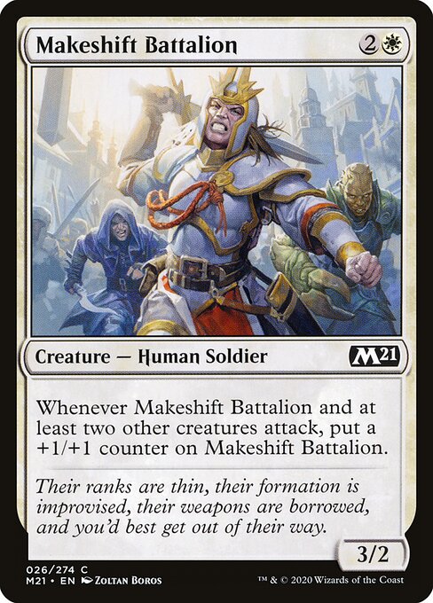 Makeshift Battalion (Core Set 2021)