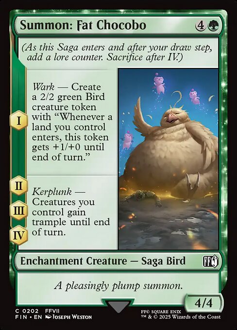 Summon: Fat Chocobo (Final Fantasy)