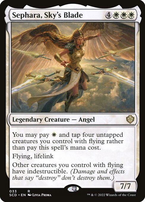 Sephara, Sky's Blade (Starter Commander Decks)