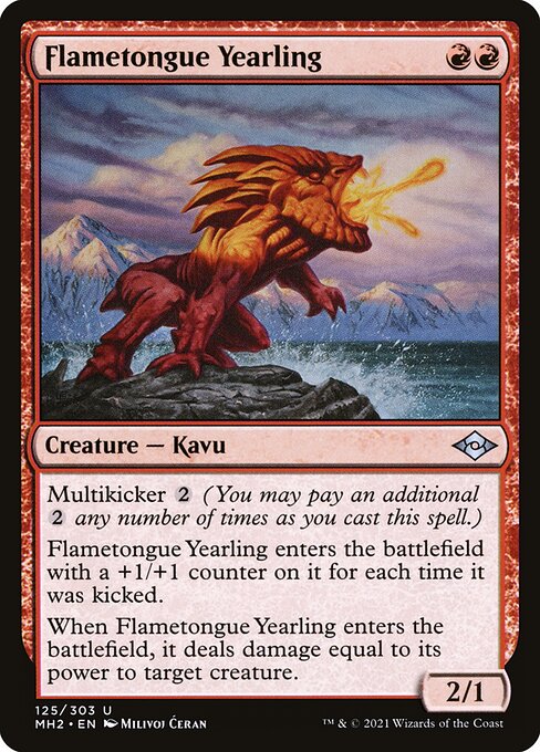 Flametongue Yearling (Modern Horizons 2)