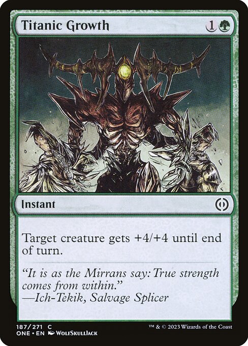 Titanic Growth (Phyrexia: All Will Be One)