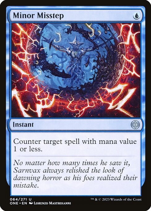 Minor Misstep (Phyrexia: All Will Be One)