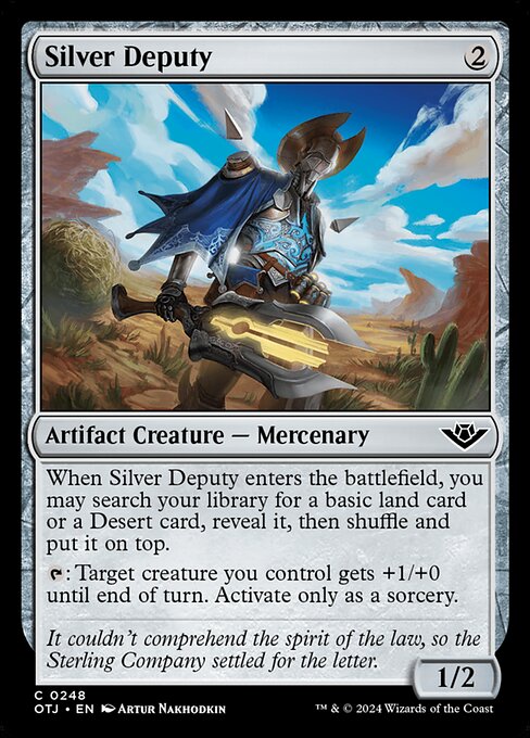 Silver Deputy (Outlaws of Thunder Junction)
