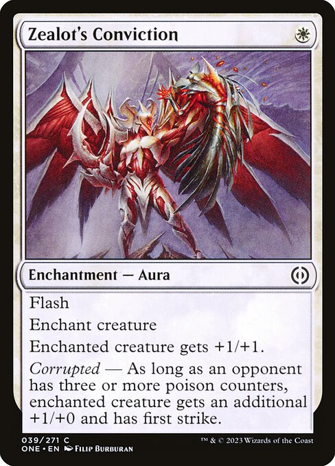 Zealot's Conviction (Phyrexia: All Will Be One)