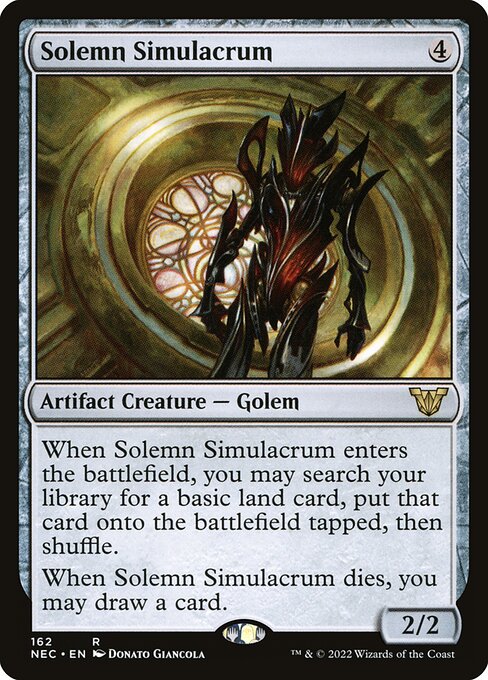 Solemn Simulacrum (Neon Dynasty Commander)