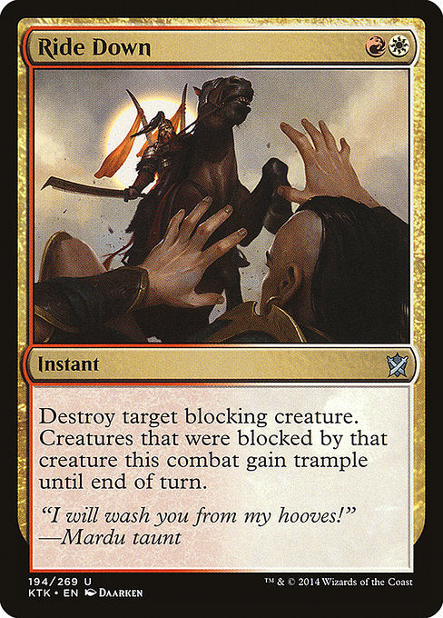 Ride Down (Khans of Tarkir)