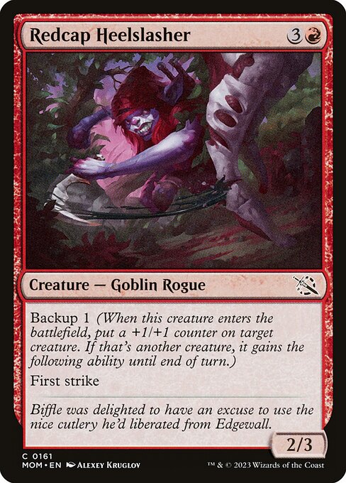 Redcap Heelslasher (March of the Machine)