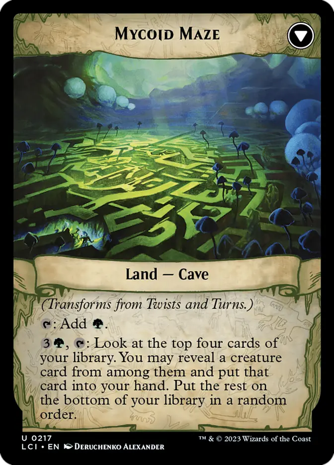 Twists and Turns // Mycoid Maze (The Lost Caverns of Ixalan)