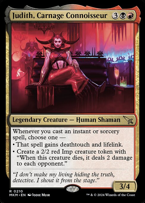 Judith, Carnage Connoisseur (Murders at Karlov Manor)