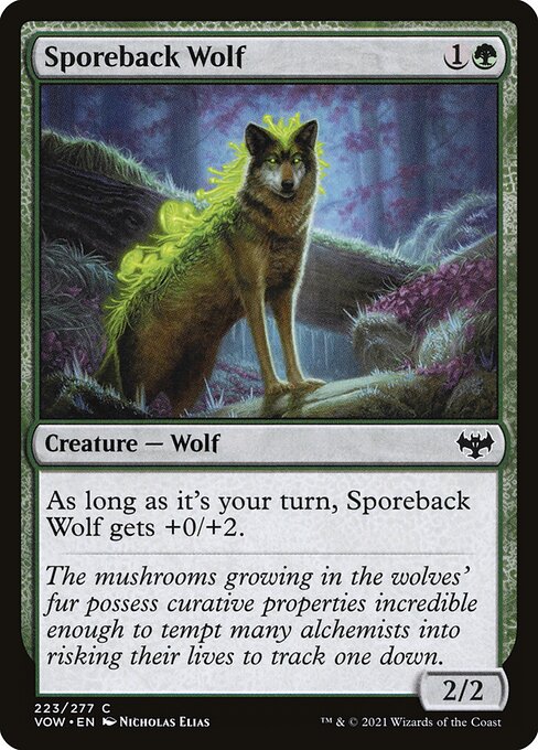 Sporeback Wolf (Innistrad: Crimson Vow)