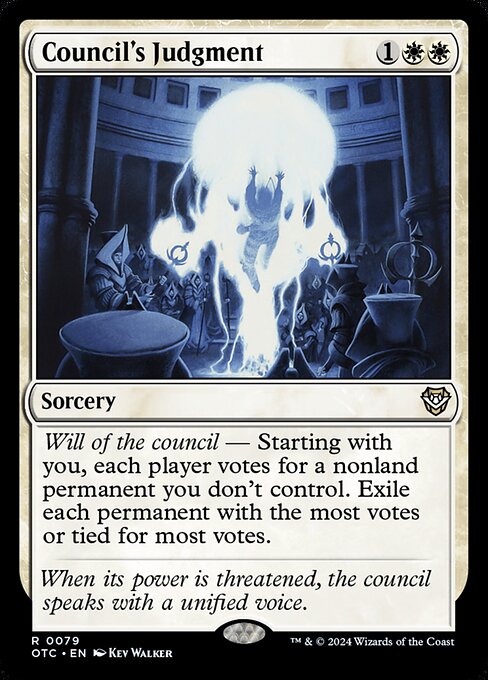 Council's Judgment (Outlaws of Thunder Junction Commander)