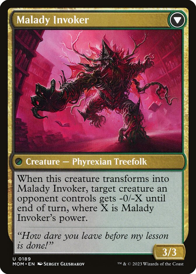 Herbology Instructor // Malady Invoker (March of the Machine)