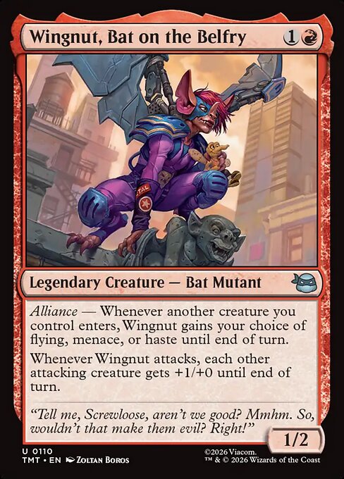 Wingnut, Bat on the Belfry (Teenage Mutant Ninja Turtles)