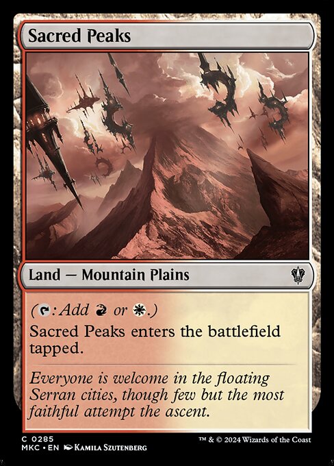 Sacred Peaks (Murders at Karlov Manor Commander)