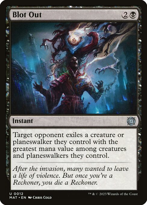 Blot Out (March of the Machine: The Aftermath)