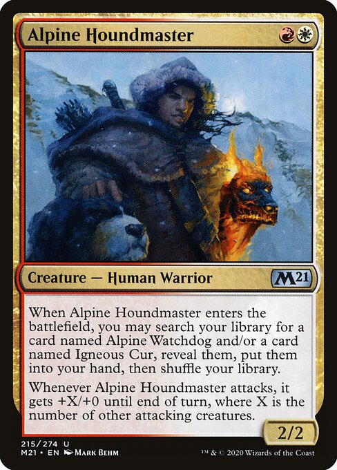 Alpine Houndmaster (Core Set 2021)