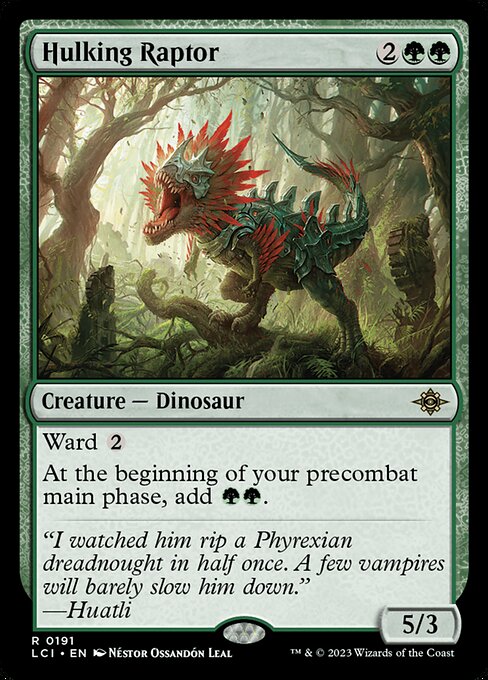 Hulking Raptor (The Lost Caverns of Ixalan)