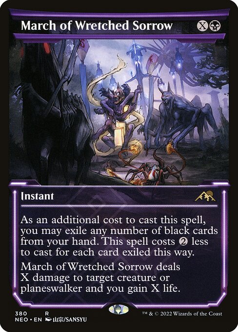 March of Wretched Sorrow (Kamigawa: Neon Dynasty)