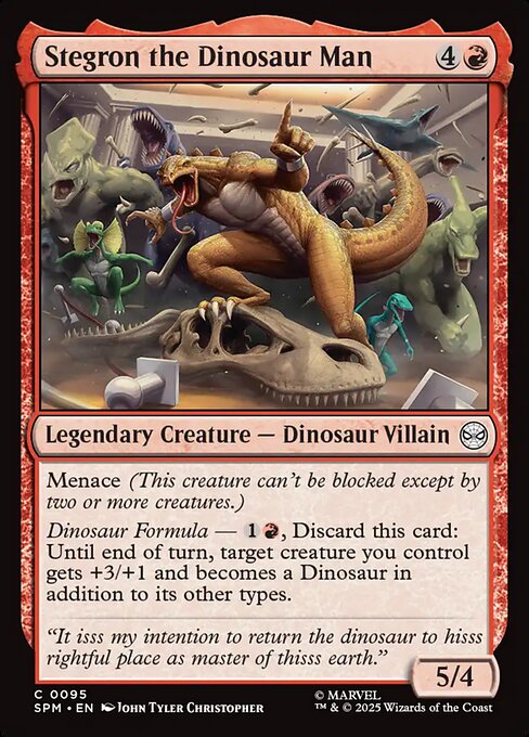 Stegron the Dinosaur Man (Marvel's Spider-Man)