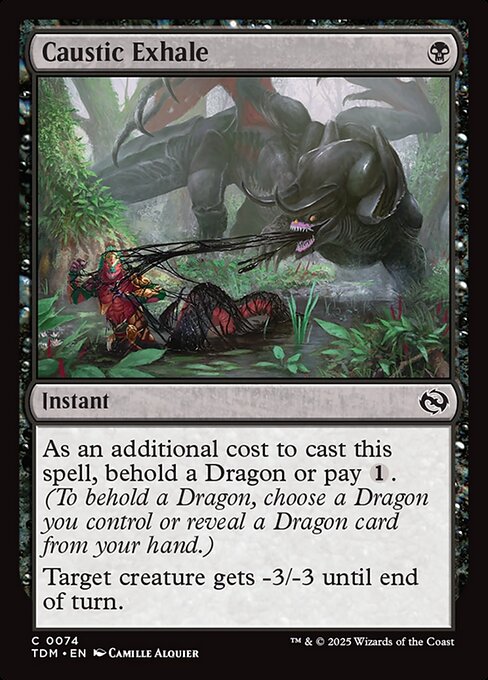 Caustic Exhale (Tarkir: Dragonstorm)