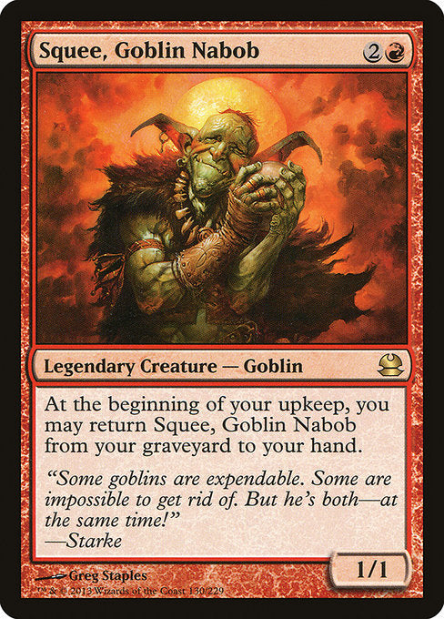 Squee, Goblin Nabob (Modern Masters)