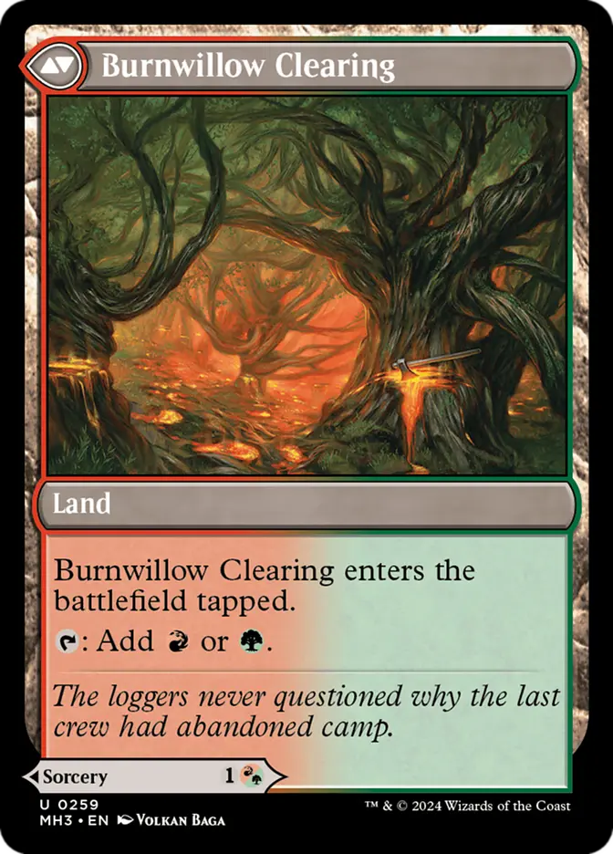 Stump Stomp // Burnwillow Clearing (Modern Horizons 3)