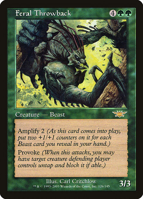 Feral Throwback (Legions)
