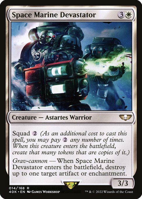Space Marine Devastator (Warhammer 40,000 Commander)