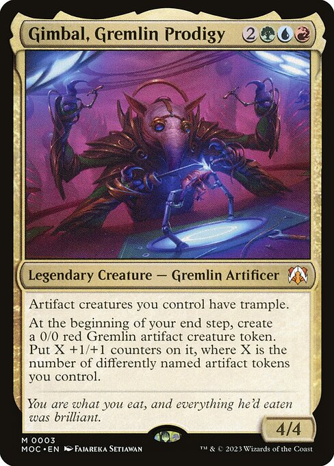 Gimbal, Gremlin Prodigy (March of the Machine Commander)
