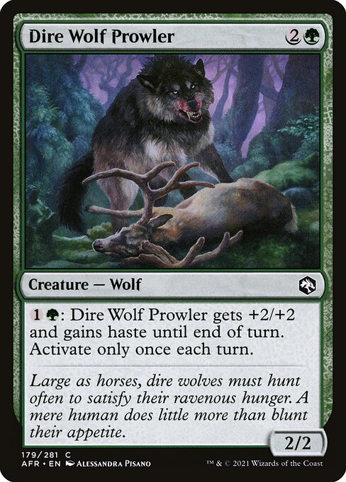Dire Wolf Prowler (Adventures in the Forgotten Realms)