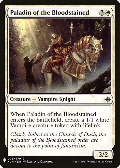 Paladin of the Bloodstained (The List)