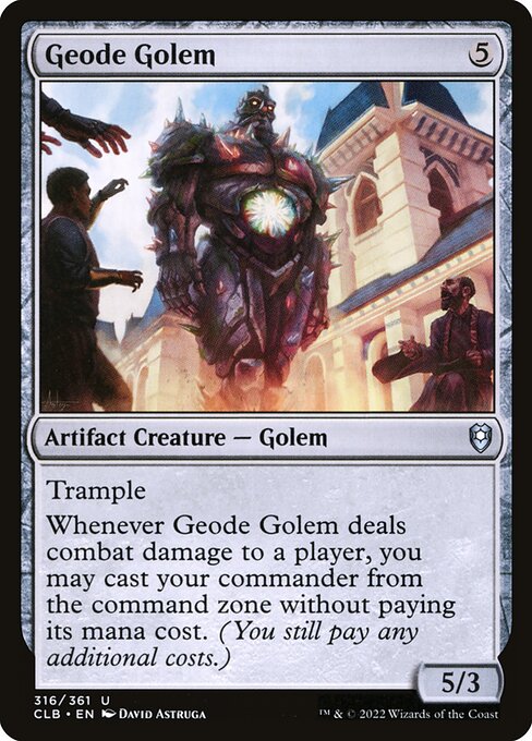 Geode Golem (Commander Legends: Battle for Baldur's Gate)