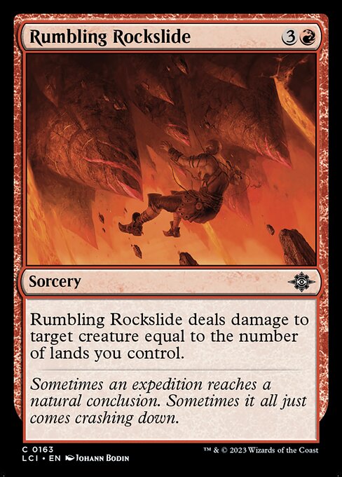 Rumbling Rockslide (The Lost Caverns of Ixalan)