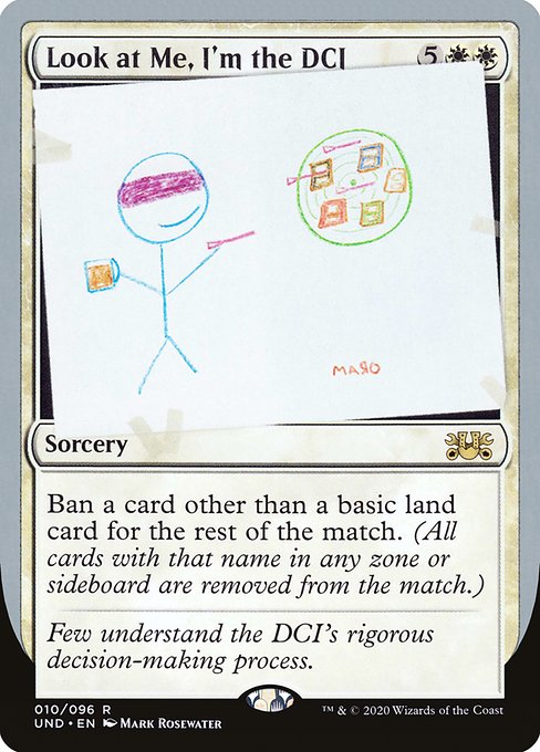 Look at Me, I'm the DCI (Unsanctioned)