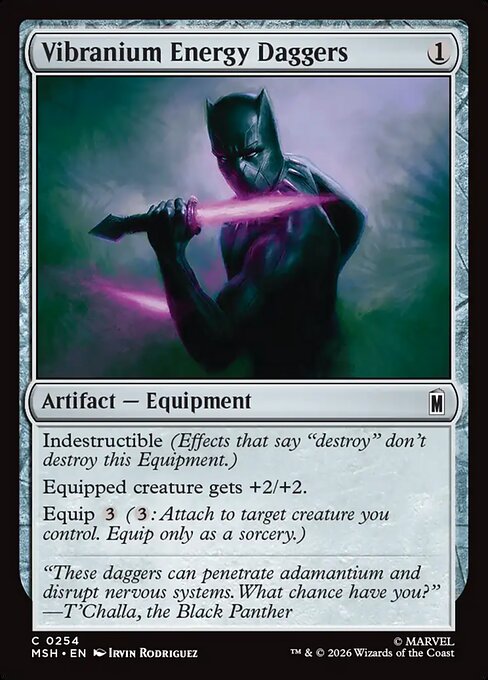 Vibranium Energy Daggers (Marvel Super Heroes)