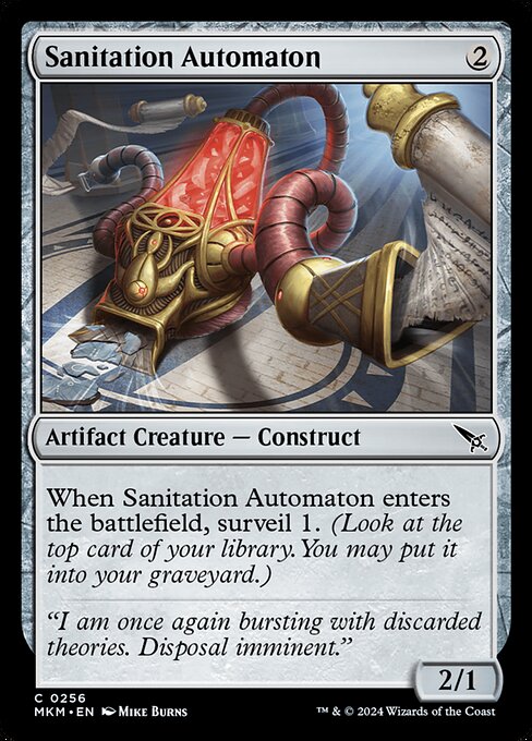 Sanitation Automaton (Murders at Karlov Manor)