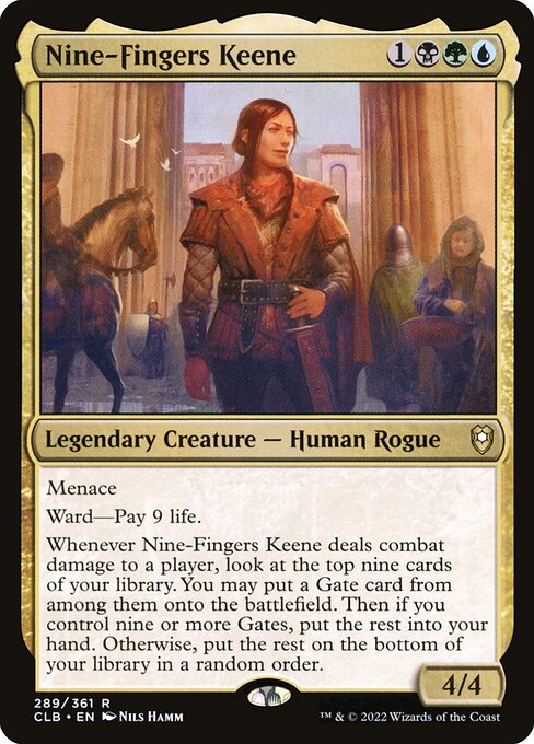Nine-Fingers Keene (Commander Legends: Battle for Baldur's Gate)