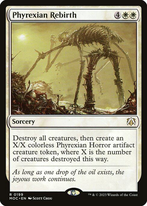 Phyrexian Rebirth (March of the Machine Commander)