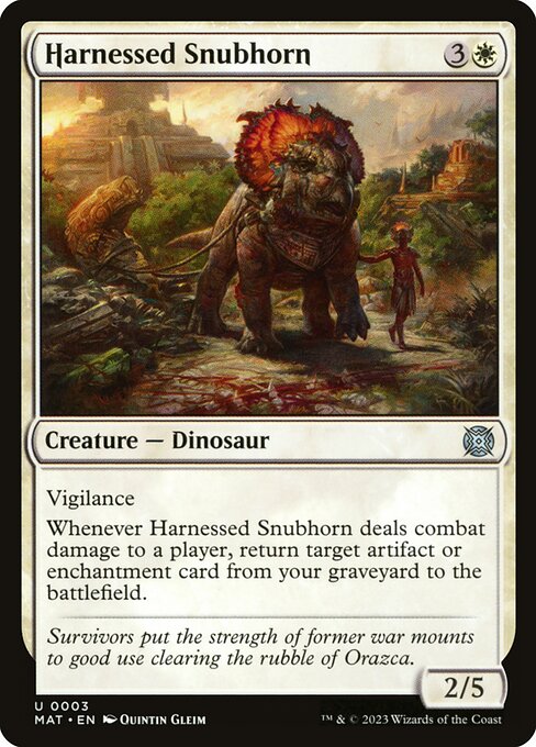 Harnessed Snubhorn (March of the Machine: The Aftermath)