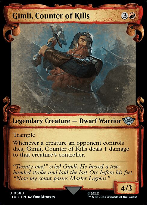 Gimli, Counter of Kills (The Lord of the Rings: Tales of Middle-earth)