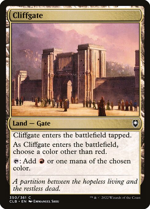 Cliffgate (Commander Legends: Battle for Baldur's Gate)