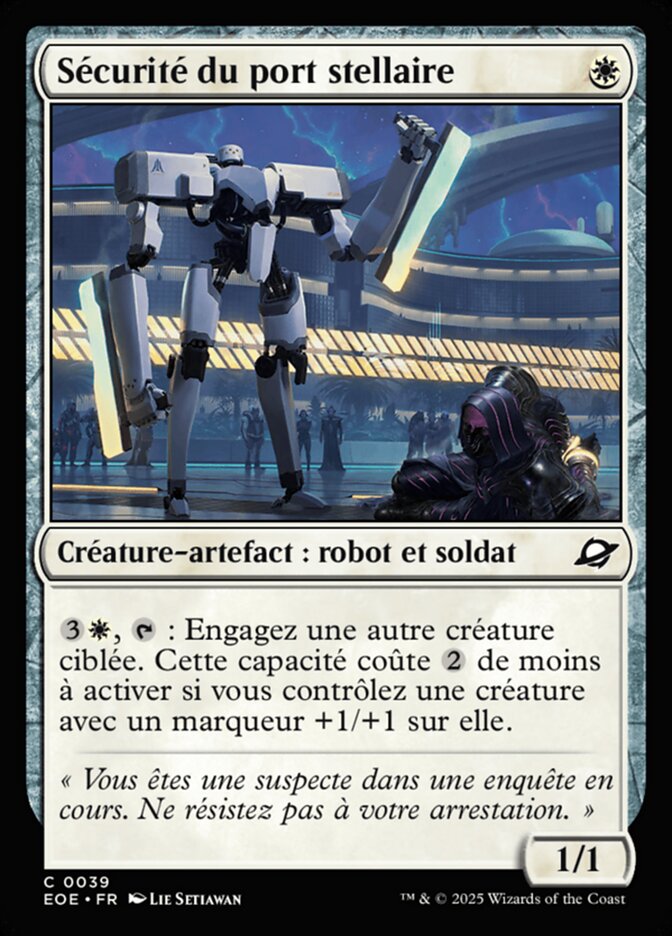 Starport Security (Edge of Eternities) French