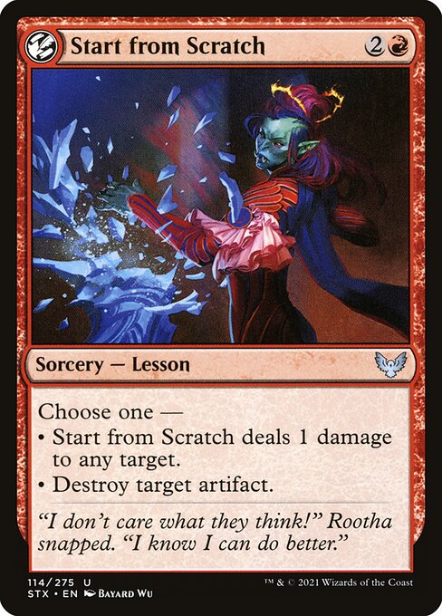 Start from Scratch (Strixhaven: School of Mages)