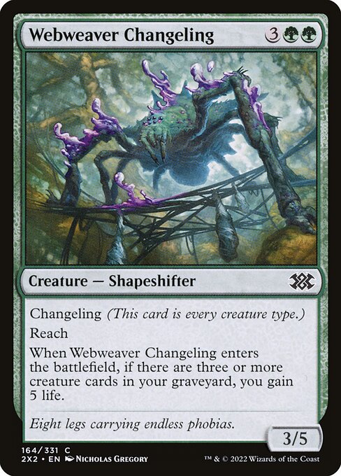 Webweaver Changeling (Double Masters 2022)