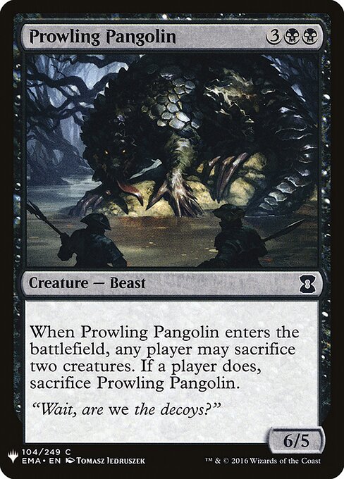 Prowling Pangolin (The List)