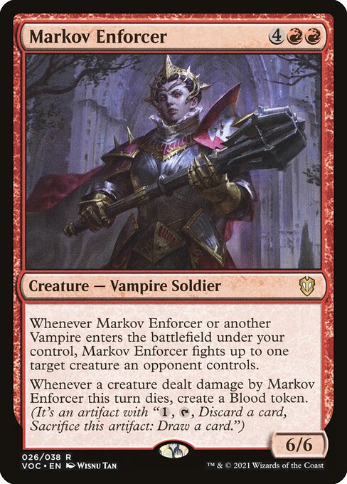 Markov Enforcer (Crimson Vow Commander)