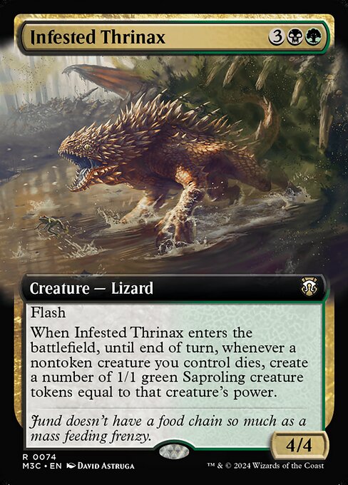 Infested Thrinax (Modern Horizons 3 Commander)