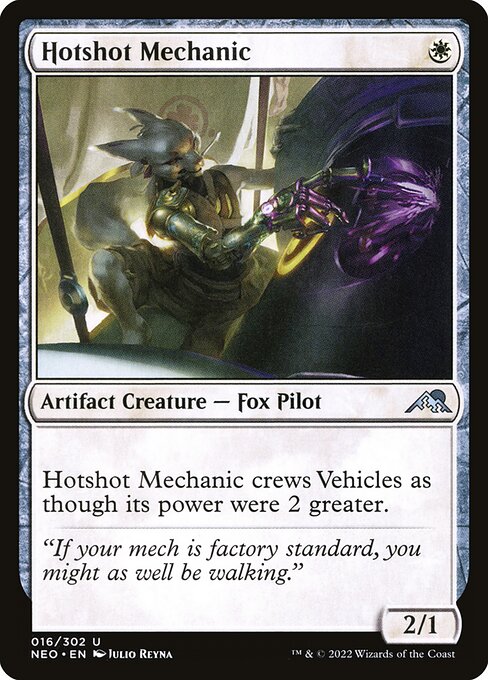 Hotshot Mechanic (Kamigawa: Neon Dynasty)
